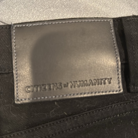 Citizens of Humanity Core Slim Fit Straight Black Jeans Size 32 Mens - Picture 2 of 3